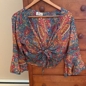 Colorful Paisley Women's Blouse